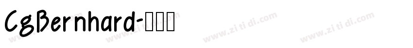 CgBernhard字体转换