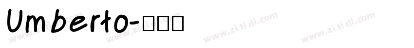 Umberto字体转换