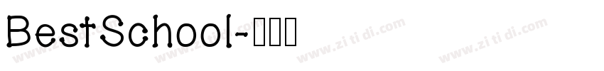 BestSchool字体转换
