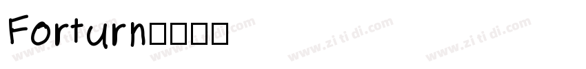 Forturn字体转换