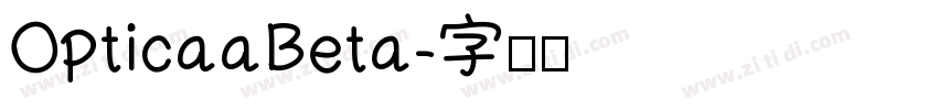 OpticaaBeta字体转换
