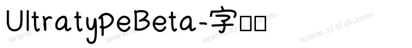 UltratypeBeta字体转换