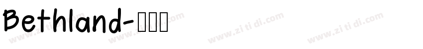 Bethland字体转换