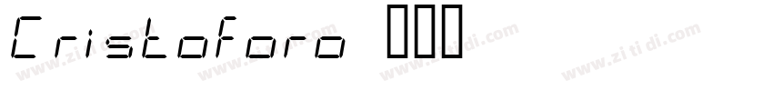 Cristoforo字体转换