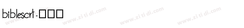biblescrt字体转换