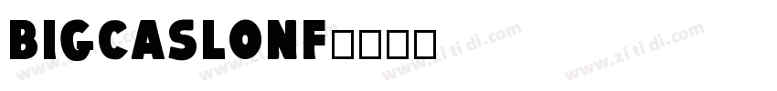 BigCaslonF字体转换