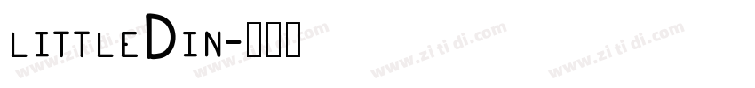 littleDin字体转换