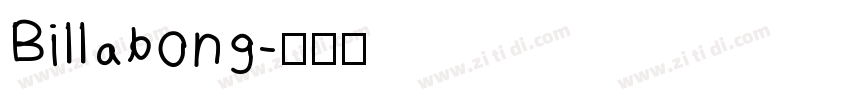 Billabong字体转换