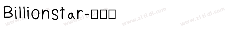 Billionstar字体转换