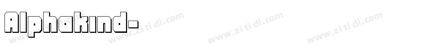Alphakind字体转换