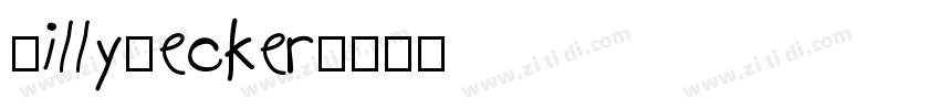BillyBecker字体转换