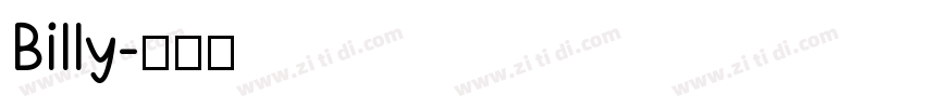 Billy字体转换