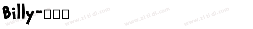 Billy字体转换