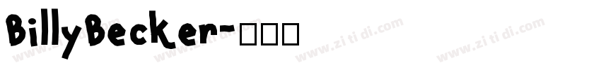 BillyBecker字体转换