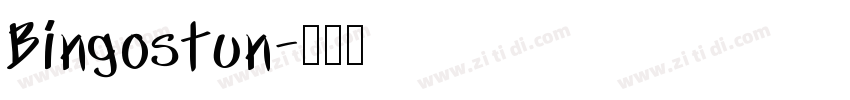 Bingostun字体转换