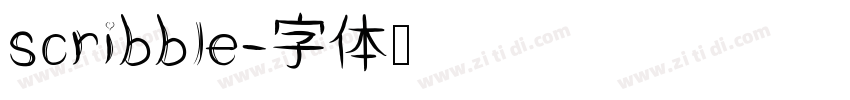 scribble字体转换