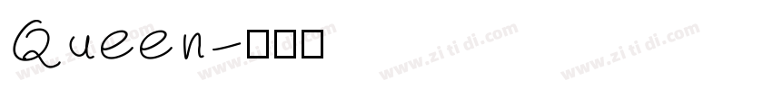 Queen字体转换