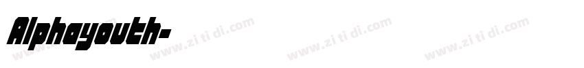 Alphayouth字体转换