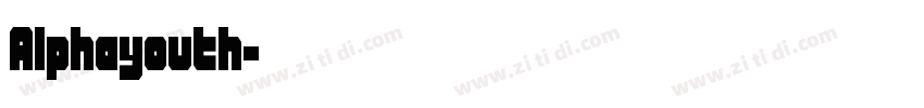 Alphayouth字体转换