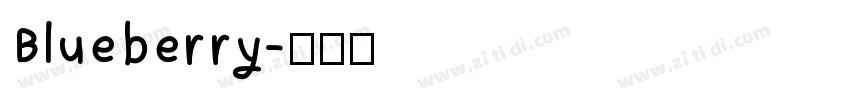 Blueberry字体转换
