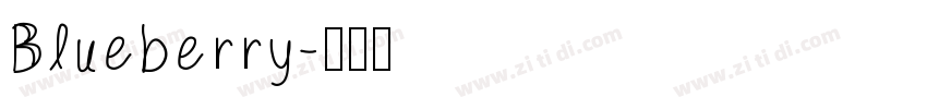 Blueberry字体转换