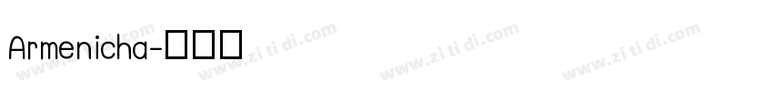 Armenicha字体转换