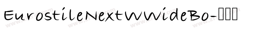 EurostileNextWWideBo字体转换