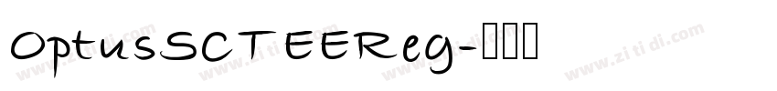 OptusSCTEEReg字体转换