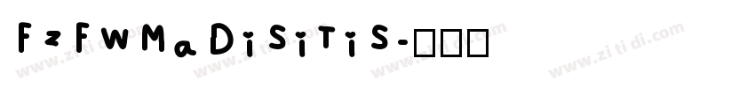 FZFWMaDiSiTiS字体转换