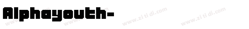 Alphayouth字体转换