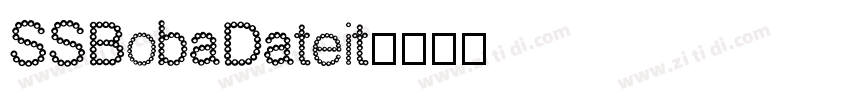 SSBobaDateit字体转换