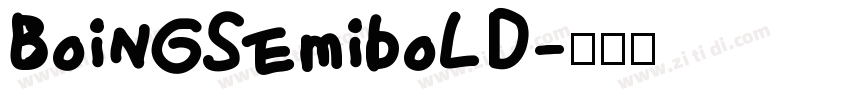 BoingSemibold字体转换 BoingSemibold字体转换