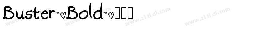 Buster-Bold字体转换