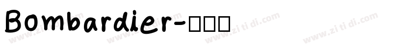 Bombardier字体转换