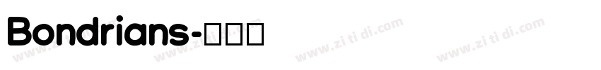 Bondrians字体转换