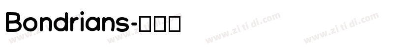 Bondrians字体转换