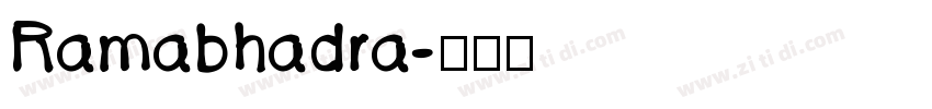 Ramabhadra字体转换