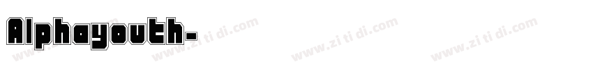 Alphayouth字体转换