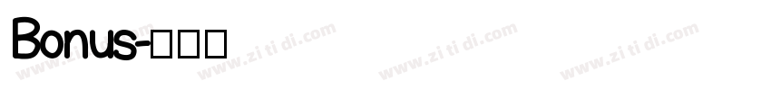 Bonus字体转换