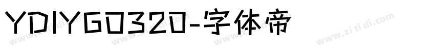 YDIYGO320字体转换