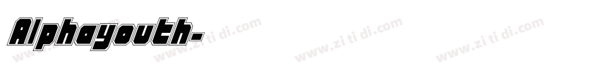 Alphayouth字体转换
