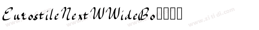 EurostileNextWWideBo字体转换