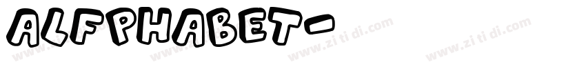 Alfphabet字体转换
