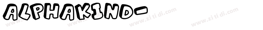 Alphakind字体转换