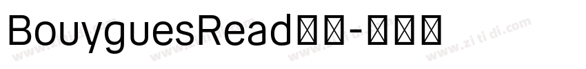 BouyguesRead粗体字体转换