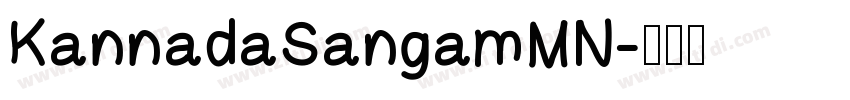 KannadaSangamMN字体转换 KannadaSangamMN字体转换