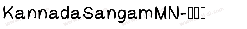 KannadaSangamMN字体转换