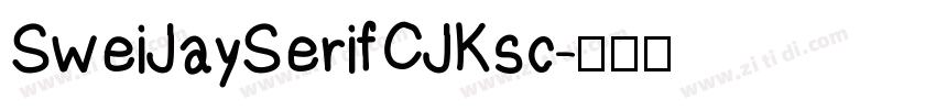 SweiJaySerifCJKsc字体转换