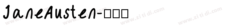 JaneAusten字体转换