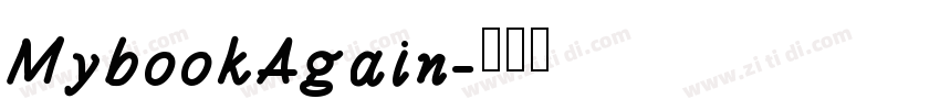 MybookAgain字体转换